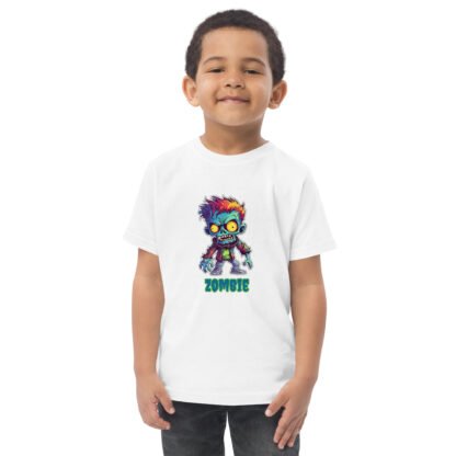 zombie halloween graphic toddler t-shirt
