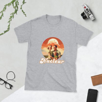 nuclear family political graphic t-shirt